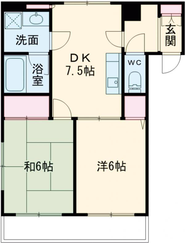 シャリエ三ノ輪の間取り