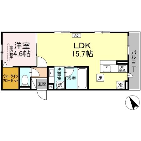 アムール・シェモアの間取り