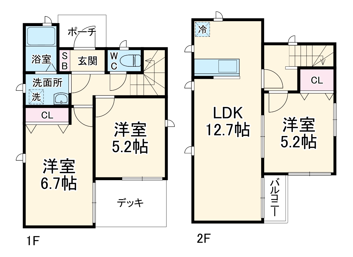 プライムアセット原木3号棟の間取り