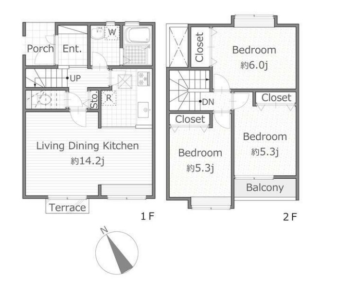 ブリーズスクエアーの間取り