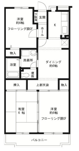 コルテ・フロリーダ豊玉の間取り