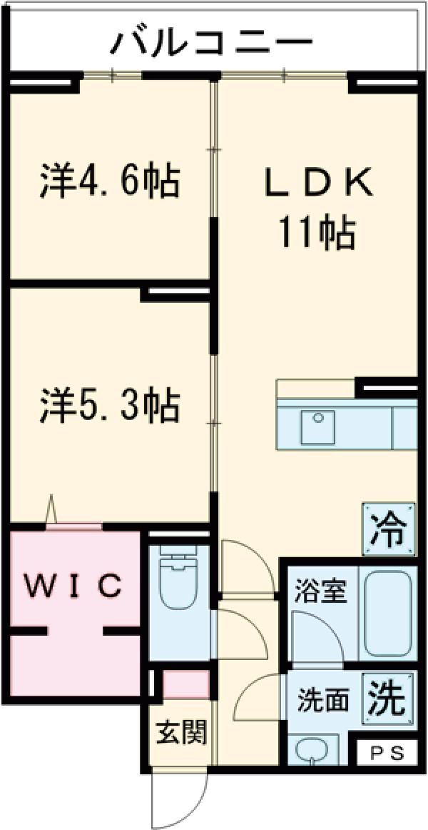 セレスティア羽沢B棟の間取り