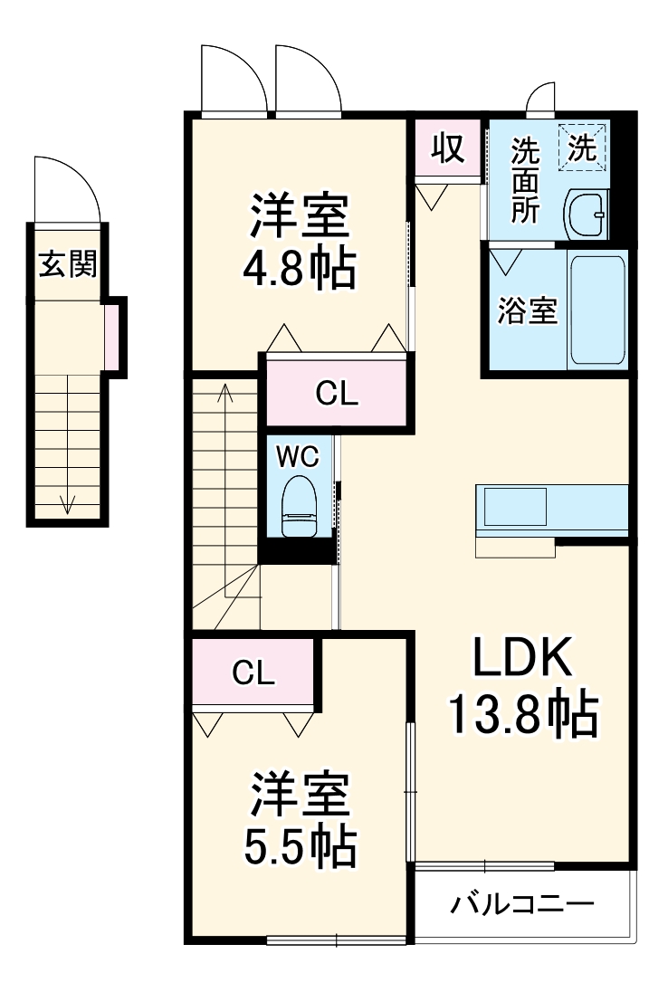 メゾン・ソレイユの間取り