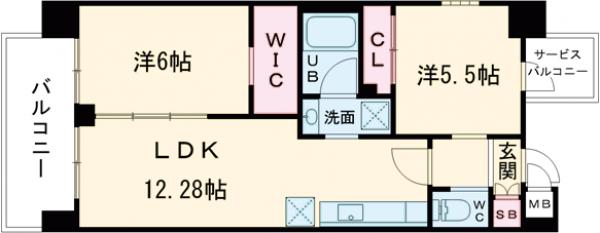 プレジオ北綾瀬ASIANの間取り