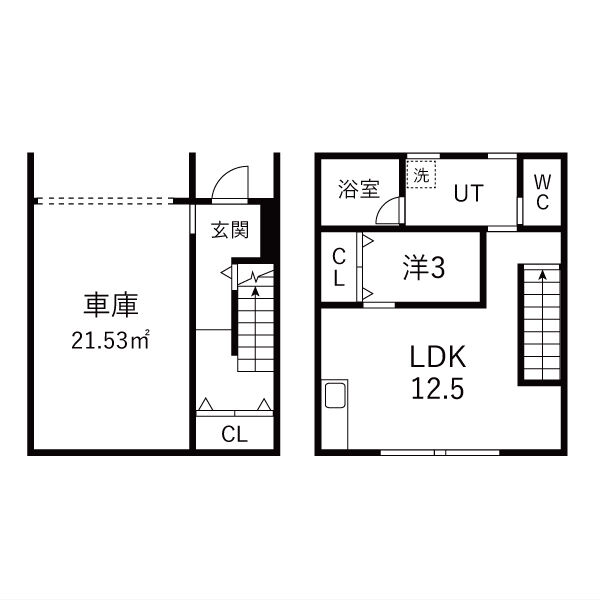 Garaged’Arteの間取り