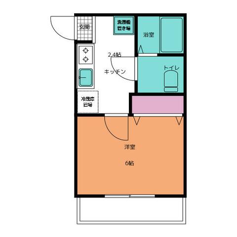ロジュマン東海大学前の間取り