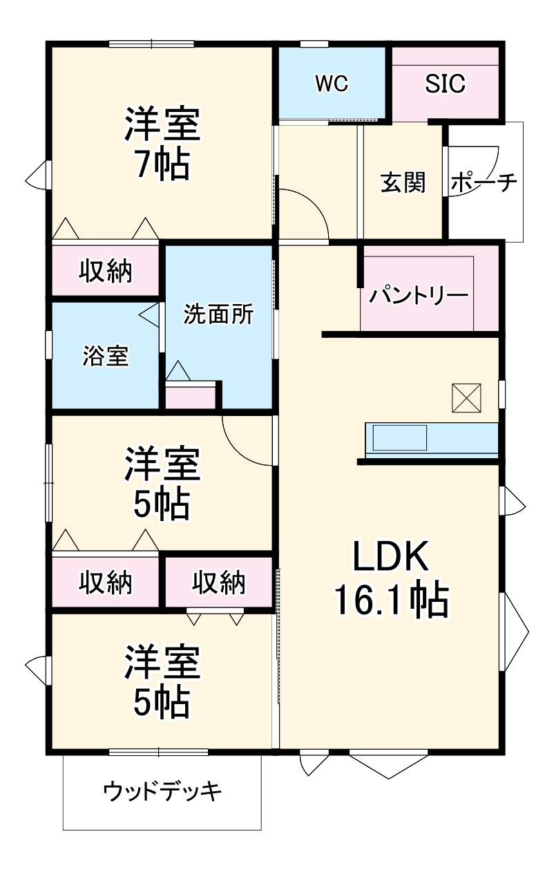 ソラーナの間取り