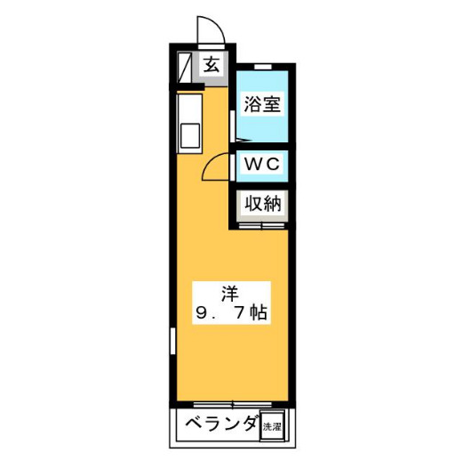 ハイツ島塚の間取り