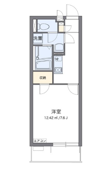 クレイノみやびの間取り