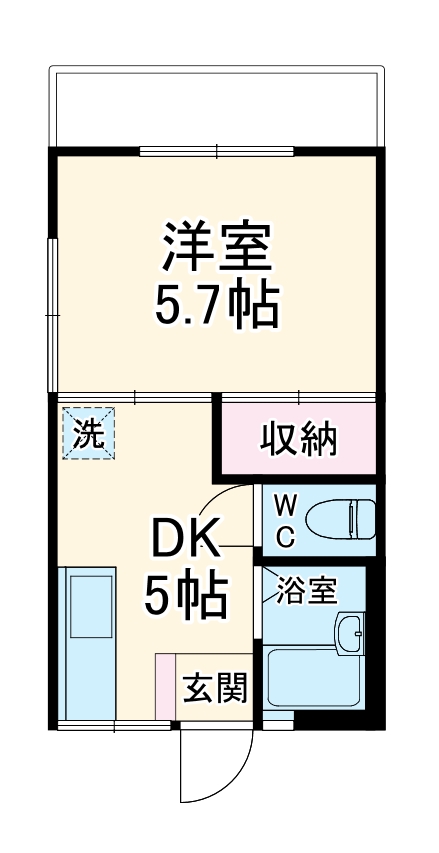 コーポ渋谷の間取り