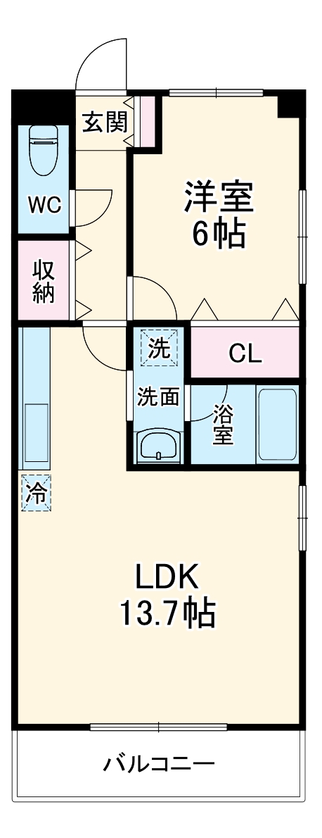 レージュ豊が丘の間取り
