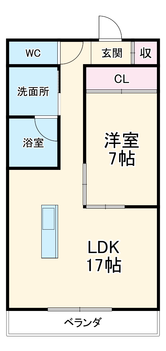 グリシーヌⅡの間取り