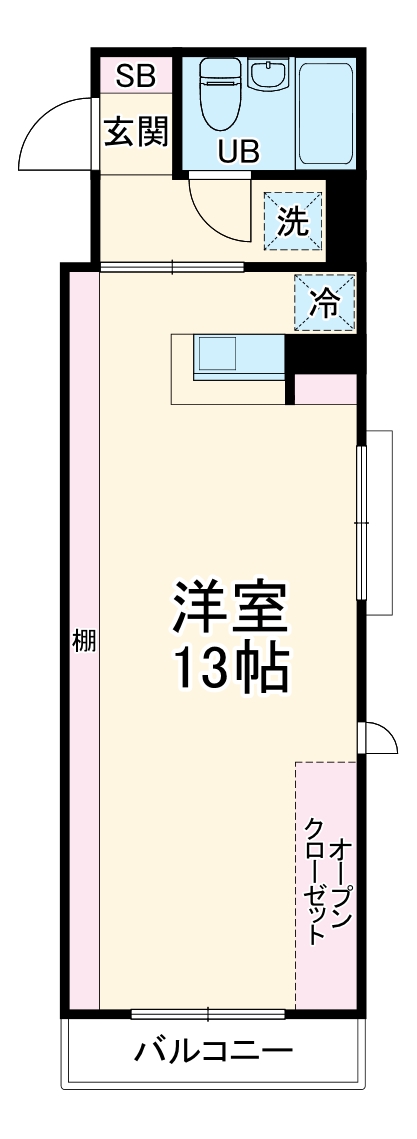 ユタカローズガーデンの間取り