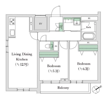 妙典テラスの間取り