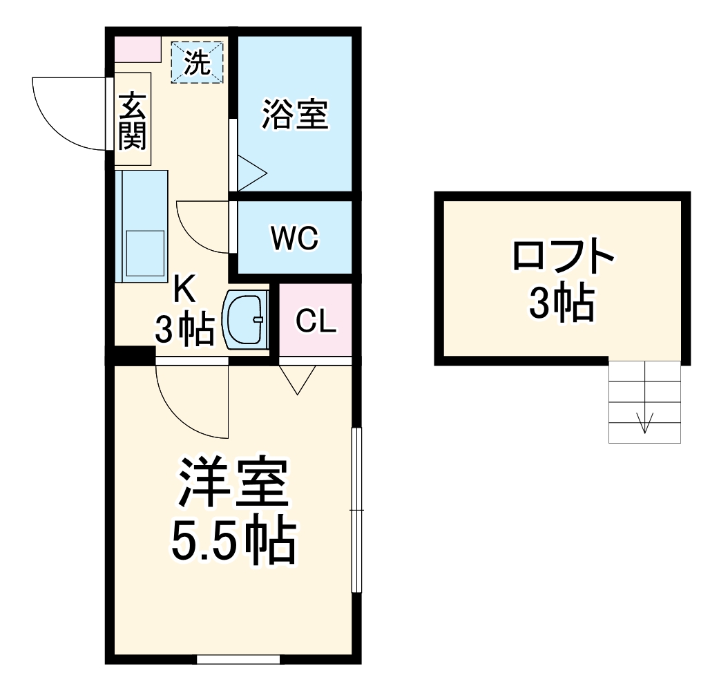 サーフライダーの間取り