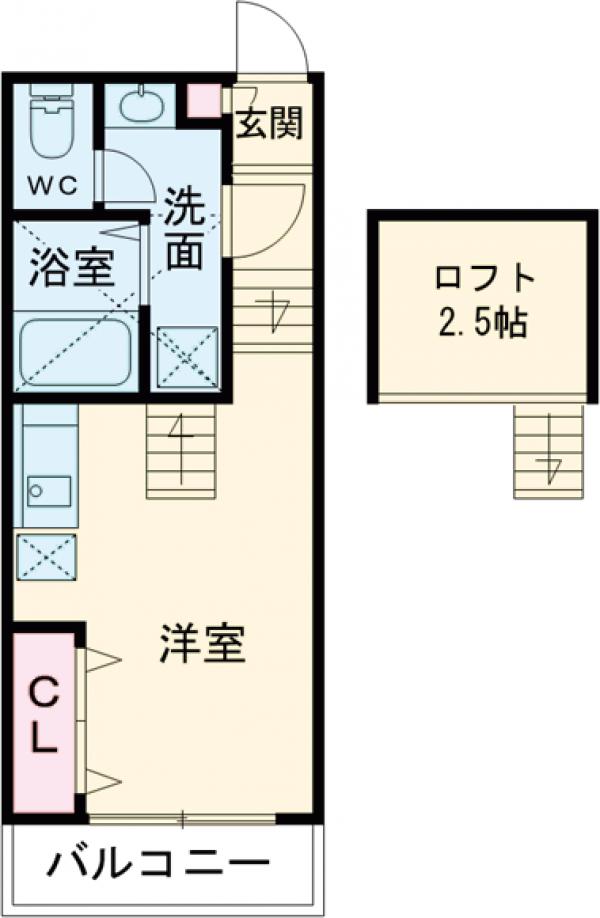 メゾンヴェルトゥの間取り