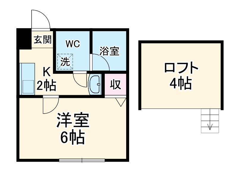 プリュジュールの間取り