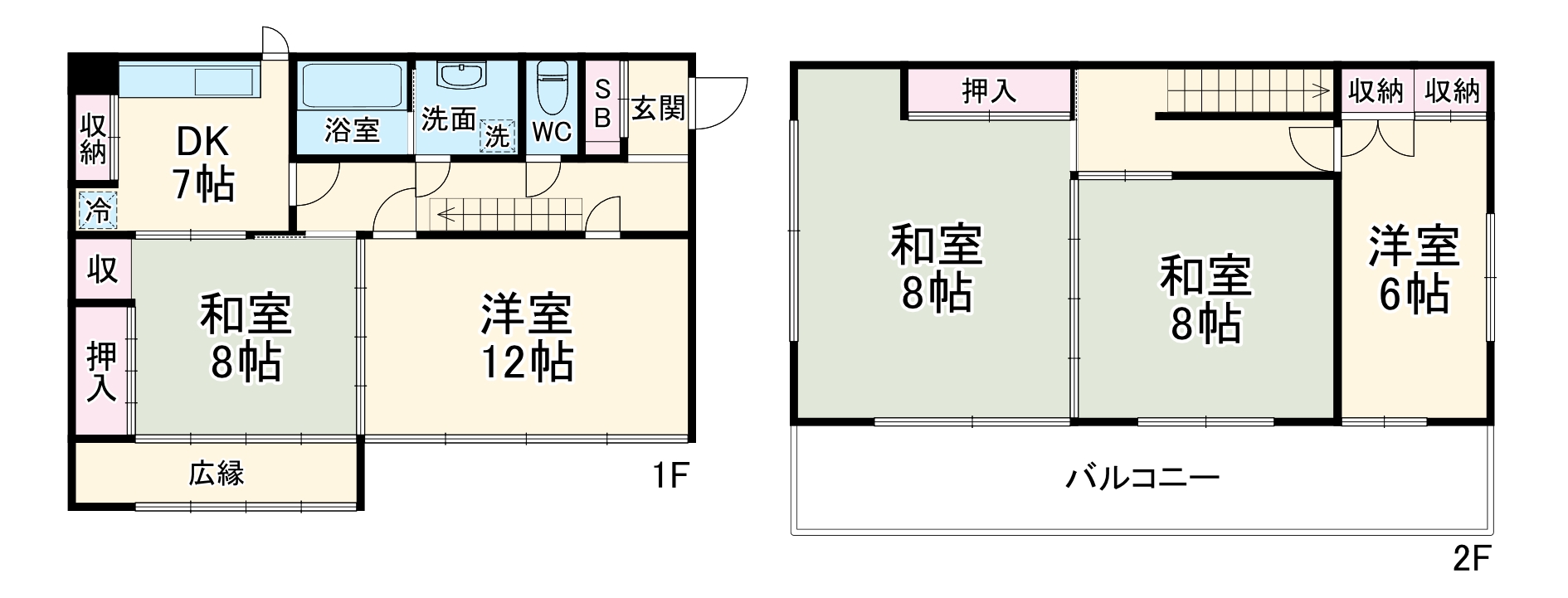 市川邸戸建の間取り