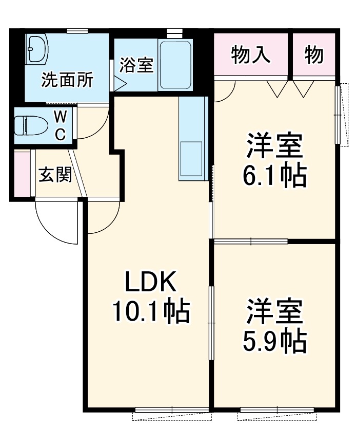 フィオーレⅠの間取り