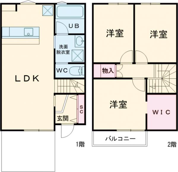 KYO STAGE KAZAの間取り