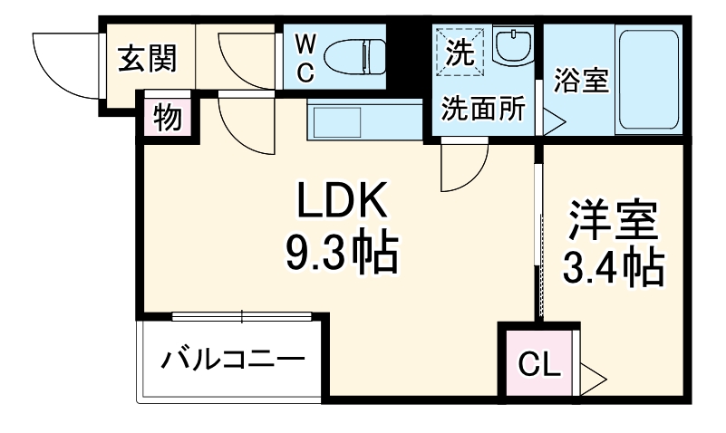 ヴェルジュ福町グランスイートの間取り
