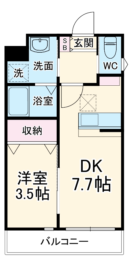 AQUE19の間取り
