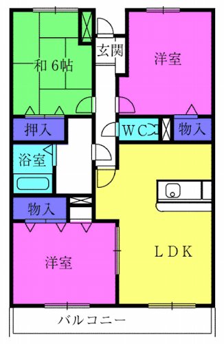 エンドレス多摩平の間取り