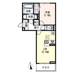 D-room名駅A棟の間取り