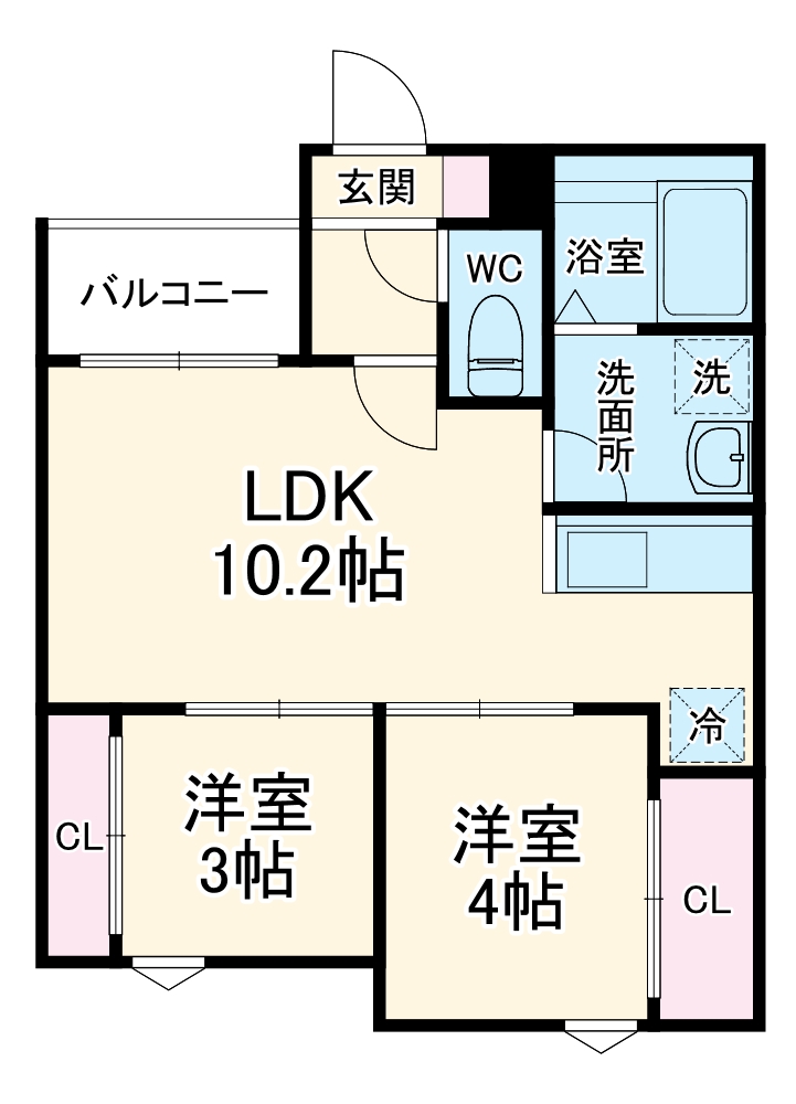 REGALEST六番町の間取り