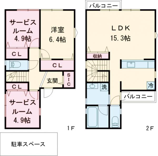 ジヴェルニーN棟の間取り