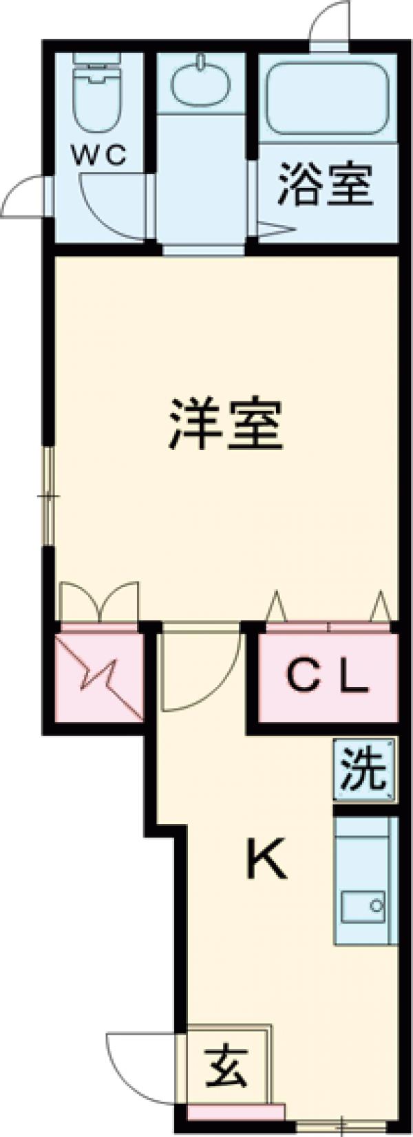 ブルーメ大原の間取り