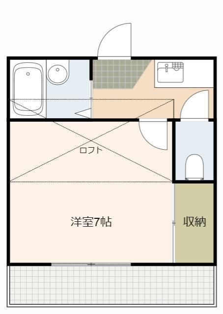 ガーデンコート船越の間取り