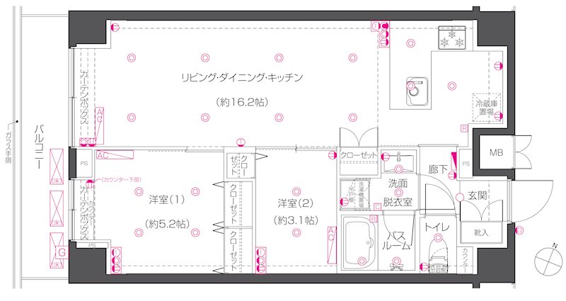 2/6 間取