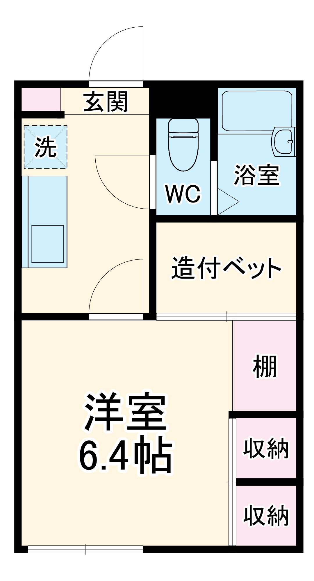 カーサヤマシタの間取り
