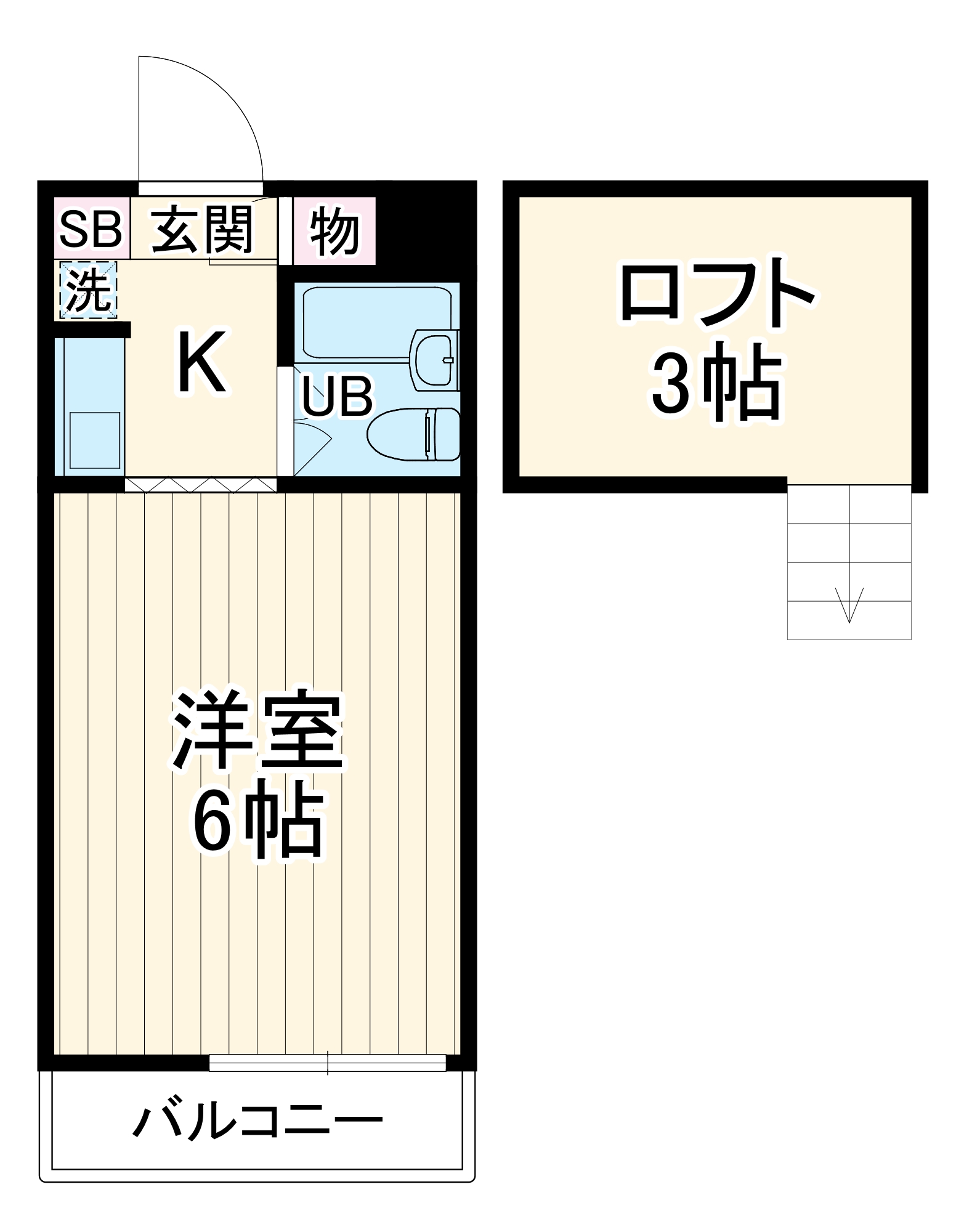エスポワール菊名の間取り
