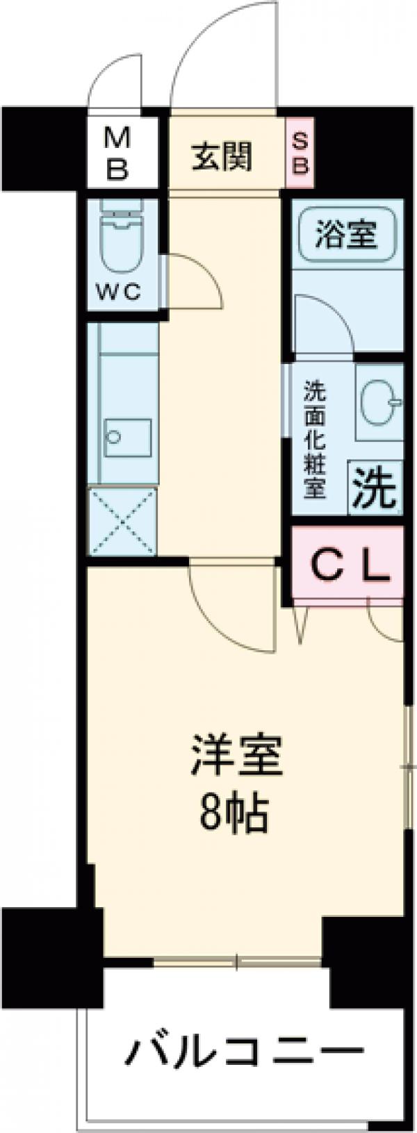 べラジオ雅び四条通Ⅱの間取り