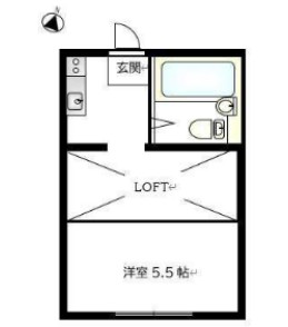 クロノス成田東の間取り