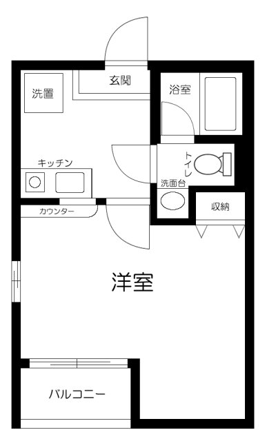 Hakusui幕張の間取り