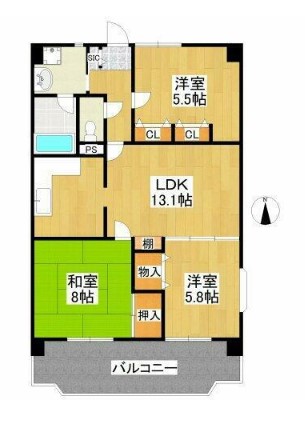 センチュリー7の間取り