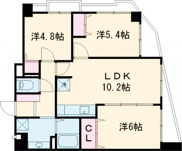 2/2 間取