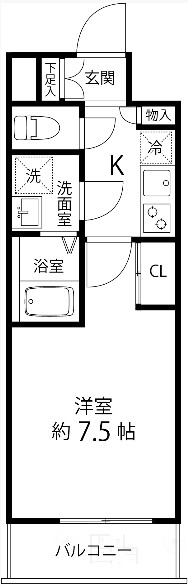 蓮根レジデンスの間取り