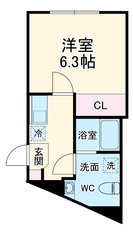 Reberty宿河原の間取り