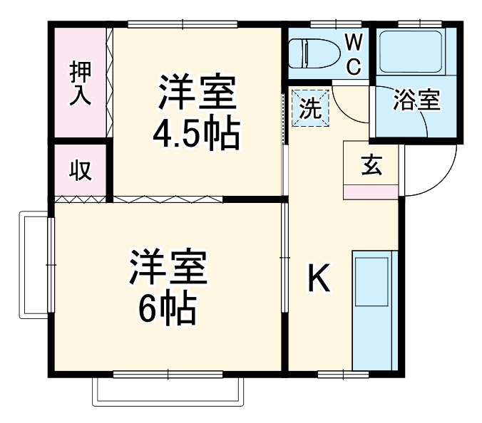 コーポ松山の間取り