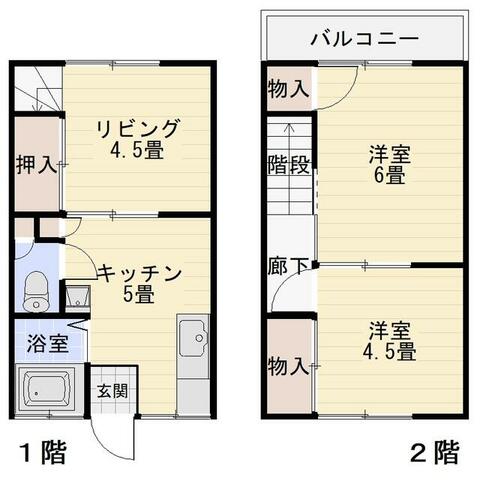 コーポ渡辺の間取り