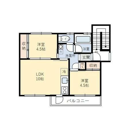 相武台住宅 5号棟の間取り