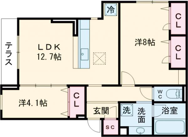 CASA de MaNa 吉祥寺 1 の間取り