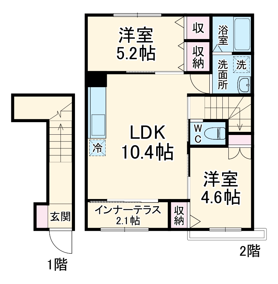 ラーバンコート大宮土屋の間取り