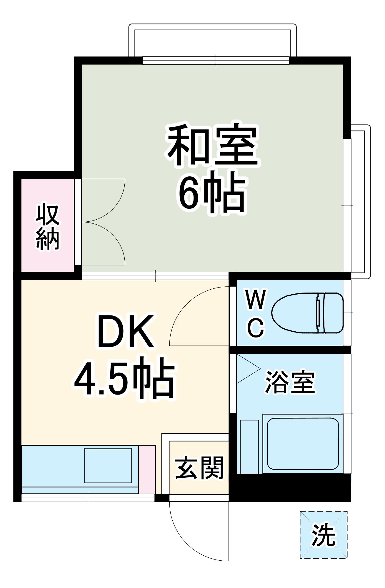 ハイツロワールの間取り