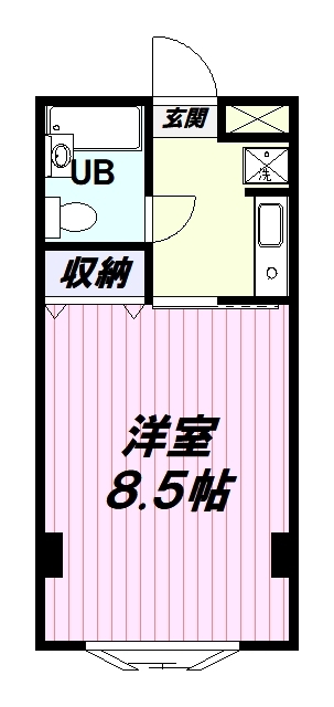 isレジデンス西都賀の間取り