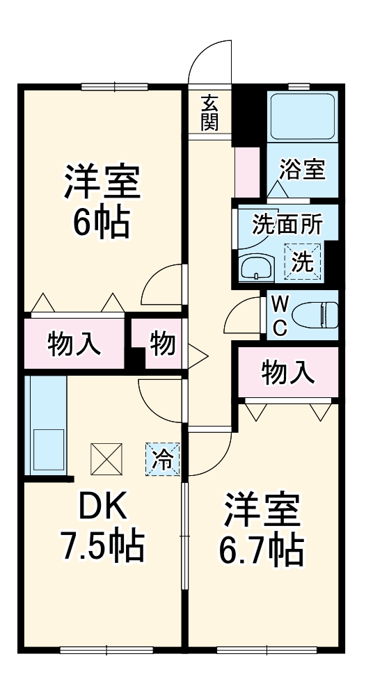 トレンディBの間取り